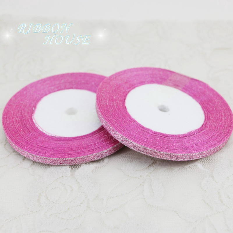 (25หลา/ล็อต) โพลีเอสเตอร์ริบบิ้นสีชมพูบรรจุภัณฑ์คริสต์มาสริบบิ้นคุณภาพสูงสี่เหลี่ยมริบบิ้น - รูปที่ 5