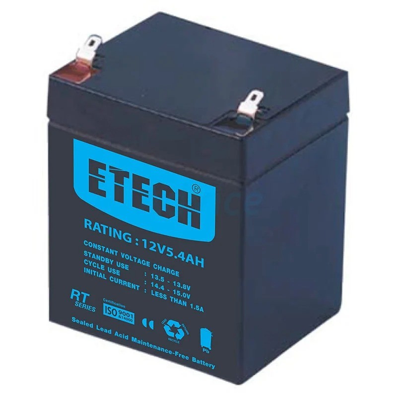 Battery 5.4Ah 12V ETECH
