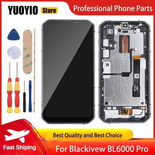 New 6.36 Inch Touch Screen 1080*2300 LCD Display Frame Assembly Replacement For Blackview BL6000 Pro Android 10.0 Pho00