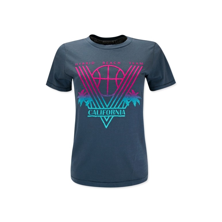 Hybrid T-Shirt Women ไฮบริดเสื้อยืดแขนสั้นหญิง สีเทา (Gray)