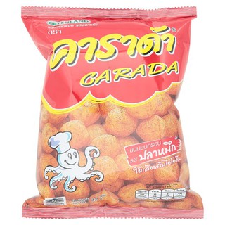 🔥ยอดนิยม!! คาราด้า ขนมอบกรอบ รสปลาหมึก 42กรัม Karada Squid Flavored Biscuits, 42 grams