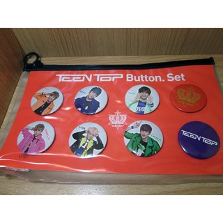 Teen Top Button (เซตเข็มกลัด) 2013 Teen Top No.1 Asia Tour in Seoul Official 1st Concert Goods ของแท้จากเกาหลี KPOP