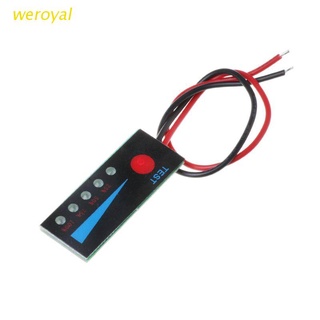 Weroyal โมดูลแสดงระดับพลังงานแบตเตอรี่ลิเธียม 3.7V สําหรับเครื่องวัดแรงดันไฟฟ้า Led