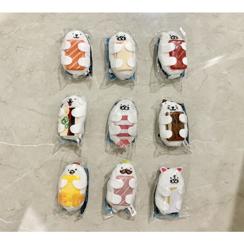 ตุ๊กตา Sushiro 9ตัว พร้อมส่ง