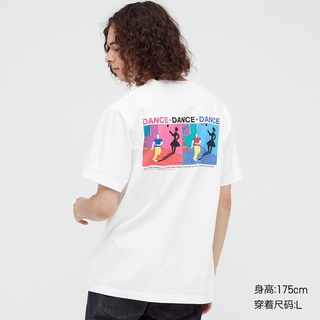 เสื้อยืดที่คุณต้องการพร้อมส่ง Uniqlo เสื้อยืดแขนสั้น พิมพ์ลาย UT Haruki Murakami สําหรับผู้ชาย (ซีรีส์ฮารูกิ มูราคามิ) 4