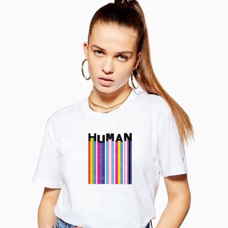 ขายดี เสื้อยืด LGBTQ สนับสนุนความเท่าเทียม Pride เสื้อแฟชั่น เสื้อใส่สบาย ผ้าCotton100%