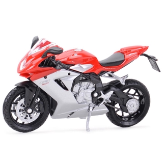 Welly 1:18 MV Agusta F3 800 รถหล่อแบบคงที่โมเดลรถจักรยานยนต์ของเล่นงานอดิเรกของสะสม