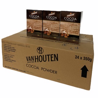 VANHOUTEN ผงโกโก้!! 1ลัง/24กล่อง/350g ราคาส่ง ยกลัง สินค้าพร้อมส่ง!!