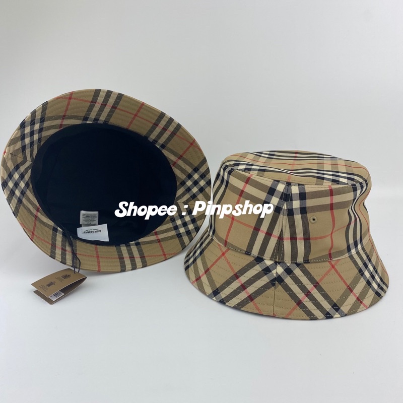 Burberry Bucket Hat หมวกบัคเก็ต Classic Monogram ของแท้⚡️ส่งฟรี Ems  ทุกรายการ - Pinpshop - Thaipick