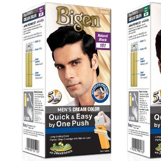 ครีมย้อมผม บีเง็น เมนส์ ครีม คัลเลอร์ Bigen Mens Cream Color ยาย้อมผม สีย้อมผม ครีมย้อมผม สีผม ปิดผมขาว ย้อมผมเอง