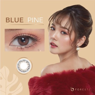 คอนแทคเลนส์สีธรรมชาติ รายเดือนยี่ห้อ Foreste สีฟ้า Blue Pine