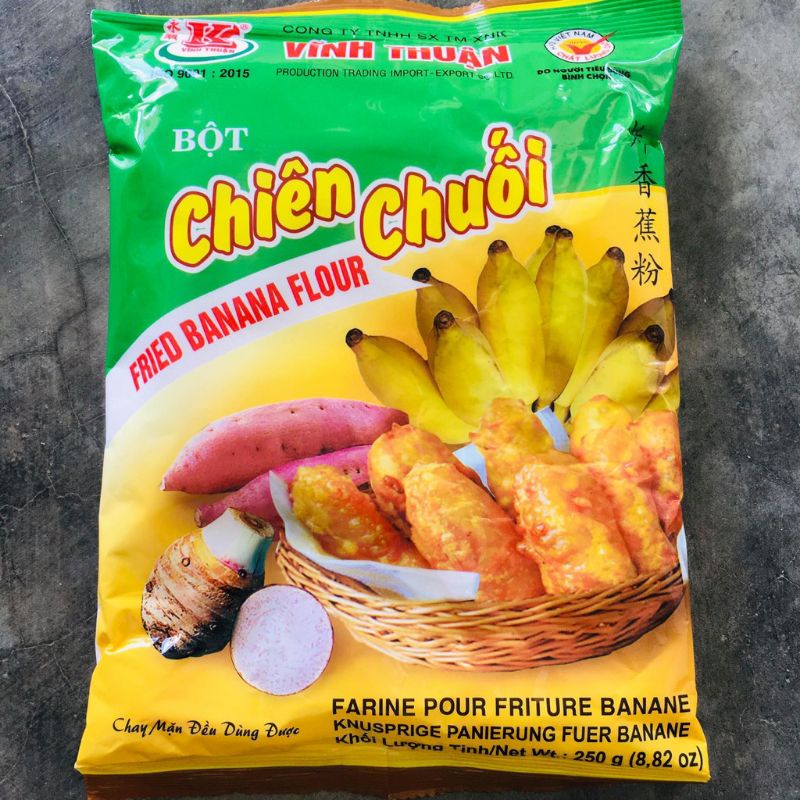 เวียดนามVinh Thuan Bot Chien Chuoi - แป้งกล้วยทอด 250g ผงกล้วย