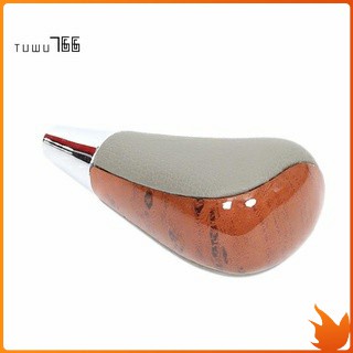 หัวเกียร์รถยนต์ ลายไม้ สีดํา สําหรับ Toyota Corolla Camry Harrier Fortuner Crown Land Cruiser