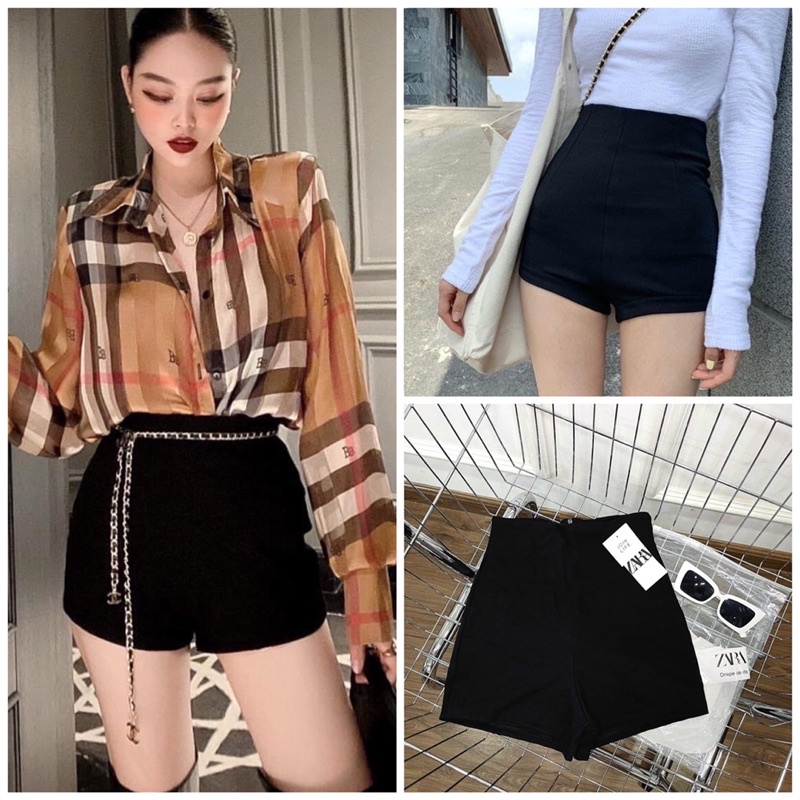 กางเกงขาสั้นฤดูร้อน Za Ra Stretch Slim Fit