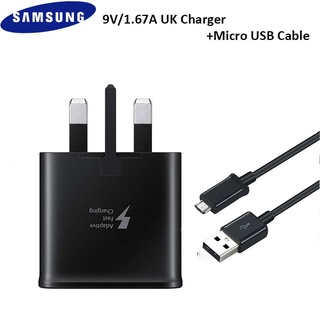 Samsung USB Adaptive Fast Charger Adapter 15W  Quick Charging Micro USB Cable For Galaxy S6 S7 Edge