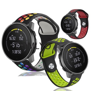 สายนาฬิกาข้อมือซิลิโคน แบบนิ่ม สีรุ้ง สีสันสดใส สําหรับ Suunto 9 Peak PRO 5 Peak Watch 3