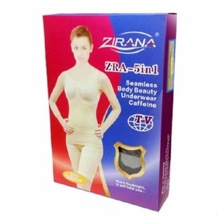 Zirana ชุดกระชับสัดส่วน กลิ่นคาเฟอีน  ZRA-5in1 Seamless Body Beauty Underwear Caffeine