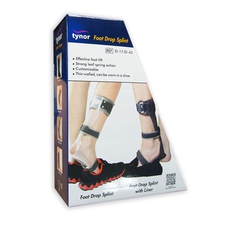 TYNOR กันเท้าตก D43 FOOTDROP SPLINT (L) SIZE: "M" ข้างขวา