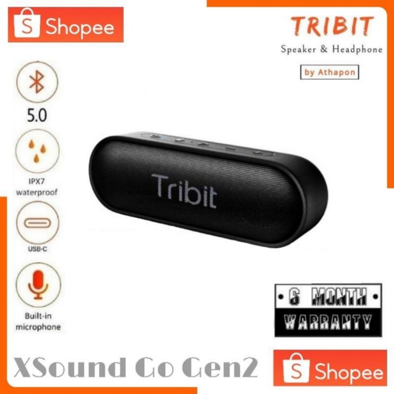 >พร้อมส่ง<Tribit XSound Go NEW gen2  ลำโพง bluetooth
