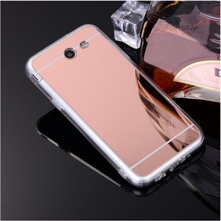 🔥 มีพร้อมส่ง🔥 เคส Samsung Galaxy J7 2015 2016 J7 Pro 2017 กรณี เคสซิลิโคน Soft TPU Frame Mirror Back Case Cover