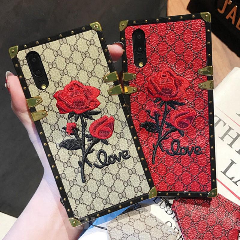 เคสลายดอกกุหลาบ 3D สำหรับ Huawei P20 P20 Pro