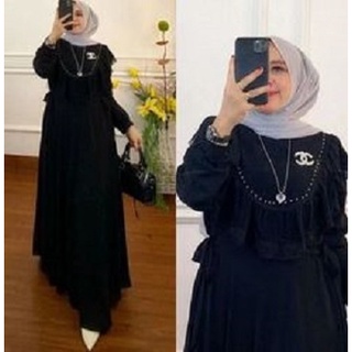 Kinan Dress BL Material BABYDOLL FULL ลูกไม้แอพพลิเคชั่น เสื้อผ้าผู้หญิง Gamis ชุดเดรสจัมโบ้ ผู้หญิง เกมล่าสุด จัมโบ้ ขายส่ง เสื้อผ้าผู้ใหญ่