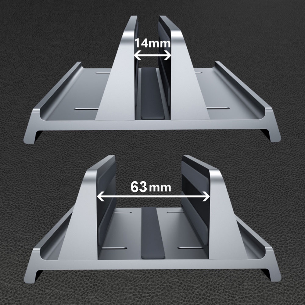 NORMAN ขาตั้งแล็ปท็อป แท็บเล็ต แบบแนวตั้ง ปรับได้ อุปกรณ์เสริมสำหรับ Macbook Air Pro /หลากสี