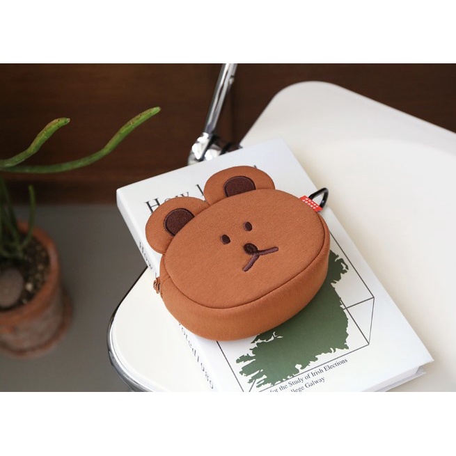 • พร้อมส่ง • โดนัท โดนัท 🐻 🐰 กระเป๋าใบเล็ก บิ๊กคอมเเพ็ค 🐰 DONATDONAT Big Compact Pouch