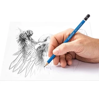 [ยกกล่อง] Staedtler (สเต็ดเล่อร์) ดินสอไม้ทําข้อสอบ Mars Lumograph 100 จำนวน 12 ด้าม