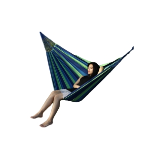 แบบพกพา เปลยวน 280X80CM เปลญวนผ้าใบ(แถมฟรีกระเป๋าและเชือก) บ้าน เปลเดินป่า camping hammock