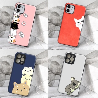 เคส VIVO Y53 Y69 Y55 Y55s Y20 Y30 Y50 V21e V21 เคสโทรศัพท์ แมวน่ารัก ซิลิโคนเหลว ป้องกัน เรียบ