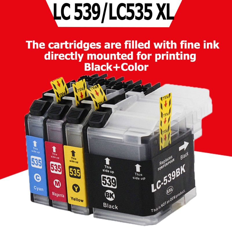 LC 539 LC 535 หมึก LC 539XL LC 535XL ตลับหมึก LC539XL LC535XL ตลับหมึกสำหรับ Brother DCP-J100  DCP-J