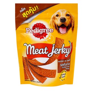 🔥ยอดนิยม!! เพดดิกรี ขนมสุนัข Meat Jerky รสตับย่าง 300 ก. Pedigree Meat Jerky Treats Liver Flavor 300 G.