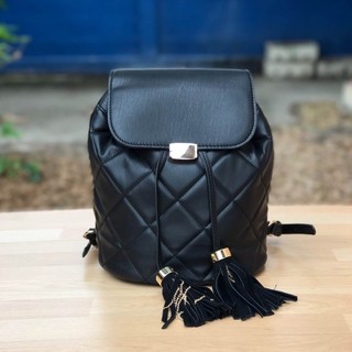 ZARA : Quilted Tassel Backpack แท้ พร้อมส่ง