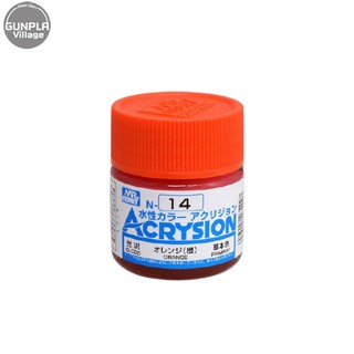 Mr.Hobby MR.ACRYSION COLOR N-14 ORANGE 4973028034097 (สี)