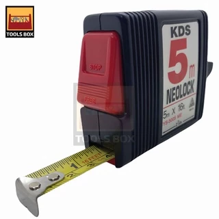 KDS ตลับเมตร รุ่น NEOLOCK สีดำ มีหลายขนาด 3.5m. 5m. คุณภาพสูง ของแท้แน่นอน