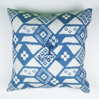 ปลอกหมอนอิง บาติกย้อมคราม ธรรมชาติ  (Indigo Pillow) ขนาด 18”x18”