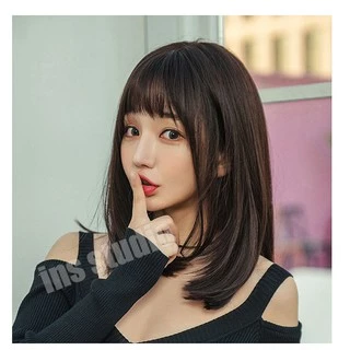 วิกผมผู้หญิงมีหน้าม้า วิกผม วิกผมสั้นเซ็กซี่