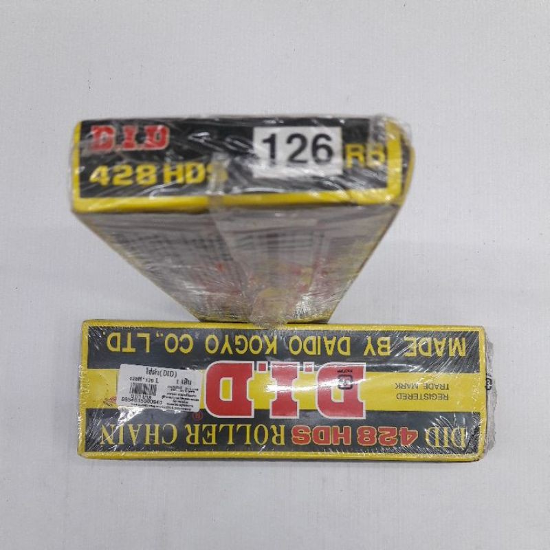 โซ่ดำ DID 428H* จำนวน 126L ข้อ