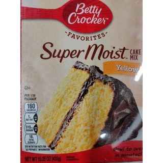 Betty Crocker Super Moist Cake Mix 432g