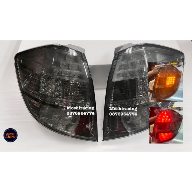 ไฟท้าย ไฟท้ายแต่ง HONDA JAZZ GE ปี2008 2009 2010 2011 2012 2014 SMOKE LED