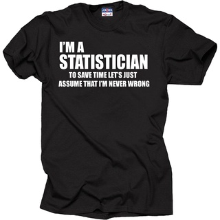 HH Statistician T-Shirt Funny Statistician Statistics Tee Survey Surveyor เสื้อยืด 2021 cotton