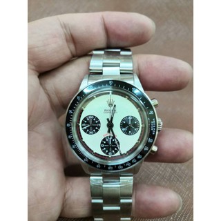 Rolex Daytona พอล นิวแมนนาฬิกา Hi-End เครื่อง Swiss ้ ตัวเรือน+สายสแตนเลส 904L งานเนียนเป๊ะ สายสแตนเลส 904L อย่างดี ลบคม