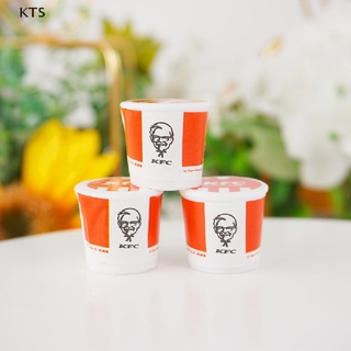 Kts โมเดลถังอาหารจําลอง kfc kfc ขนาดเล็ก ของเล่นสําหรับครอบครัว 5 ชิ้น