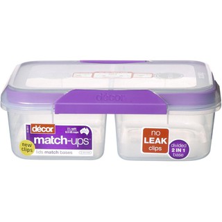 กล่อมถนออาหร Match-ups™ Clips Split Oblong, 2L