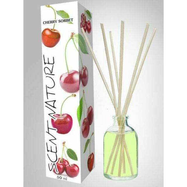 ก้านไม้หอมอโรม่า กลิ่น เชอร์รี่  scent nature