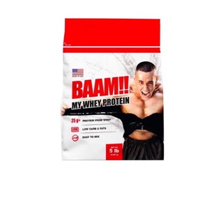 โปรโมชั่น : BAAM 100% MY WHEY 5lb Chocolate