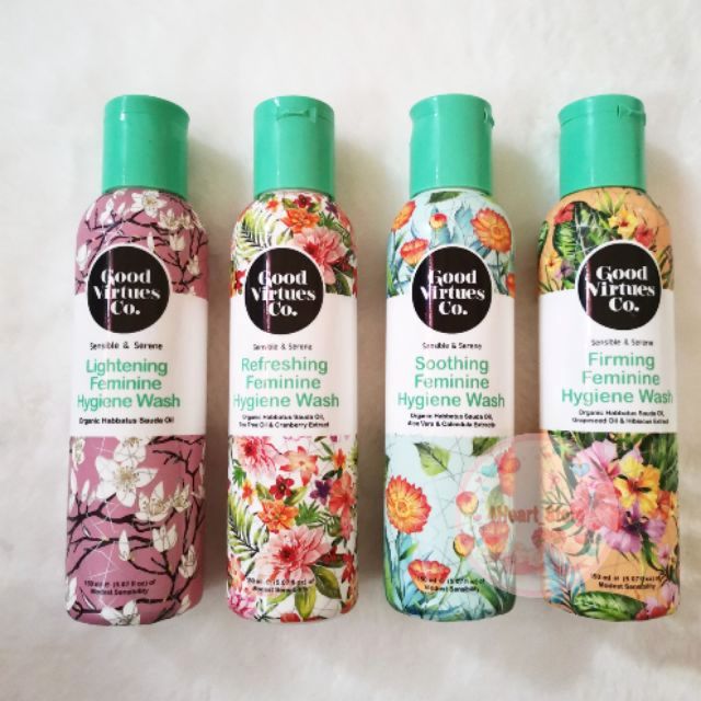 Good virtures co.เจลทำความสะอาดจุดซ่อนเร้น สูตร Organic ขนาด 150 มล./250 มล.