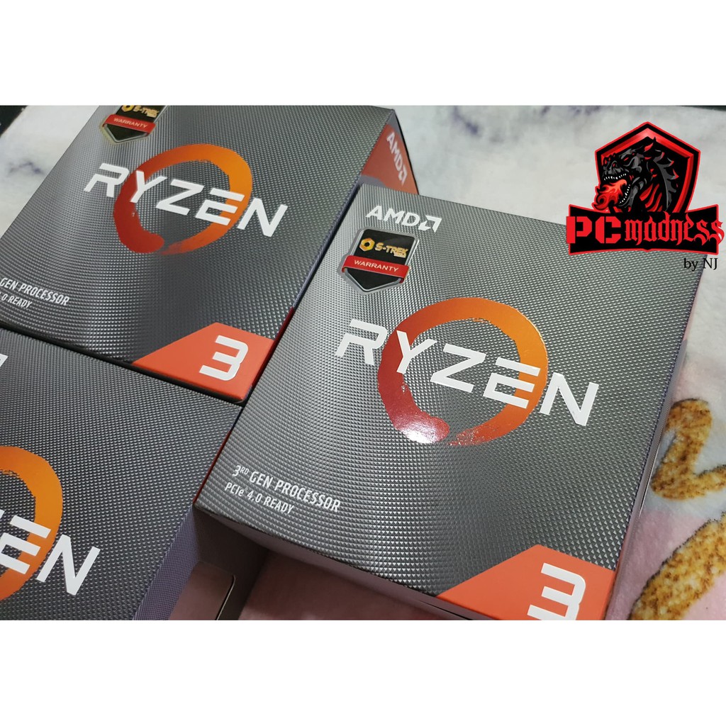 AMD Ryzen 3 3300x 3.8Ghz Boost 4.3Ghz !! ของพร้อมส่ง นัดรับได้