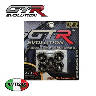 น๊อตยึดสเตอร์หลัง  GTR  CBR-650 สีดำ